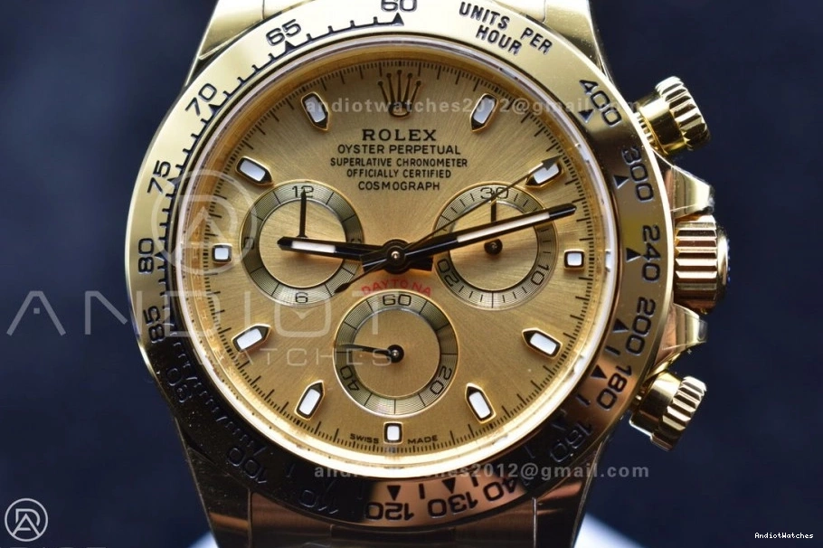 Bracelet on 116508 747 SA Durable YG Edition Dial YG Best Daytona 1:1 BTF 1210